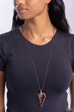 Trifecta Tyrant - Copper - Paparazzi Accessories - Necklace