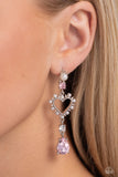 Lovers Lure - Pink - Paparazzi Accessories - Earring