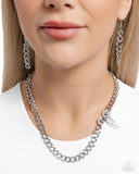 Leading Loops - Silver - Paparazzi Accessories - Necklace